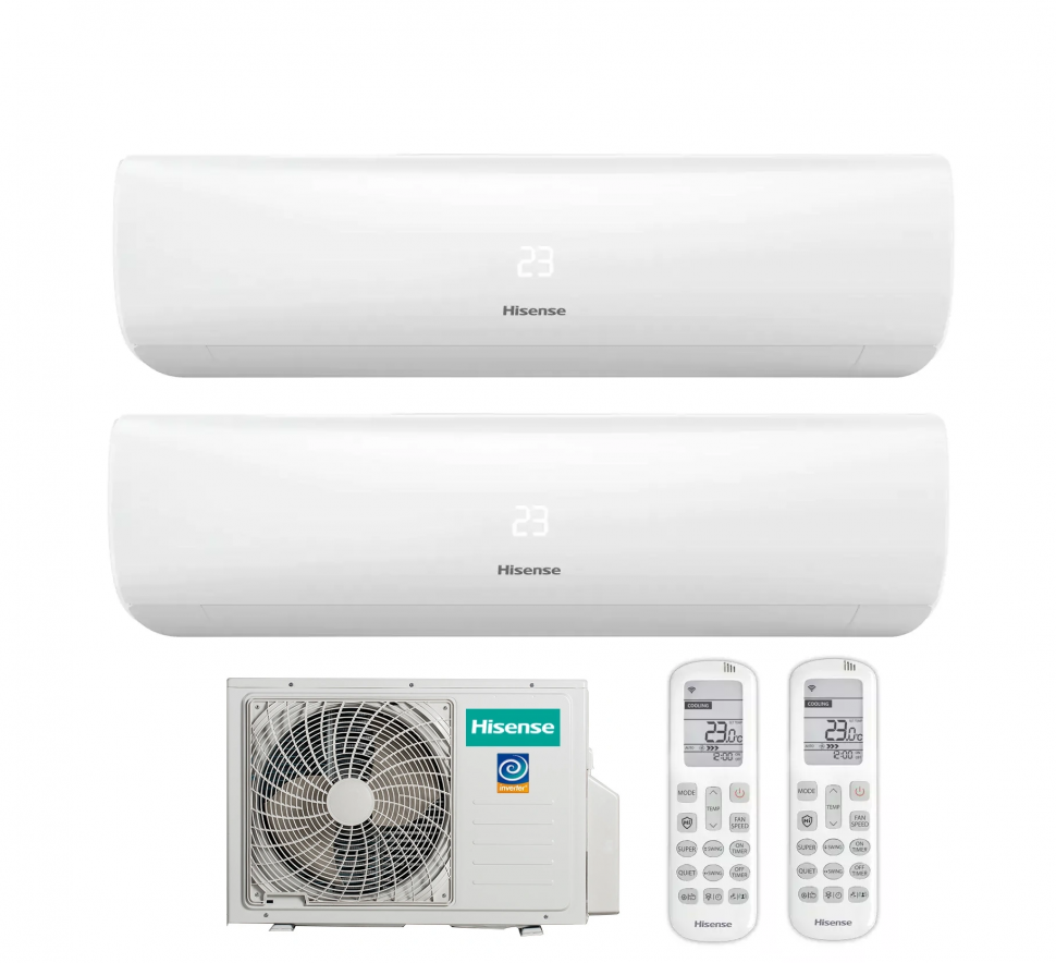 Мультисплит-система Hisense AMW2-14U4RGC + AMS-07UW4RMRKB00 + AMS-09UW4RMRKB00