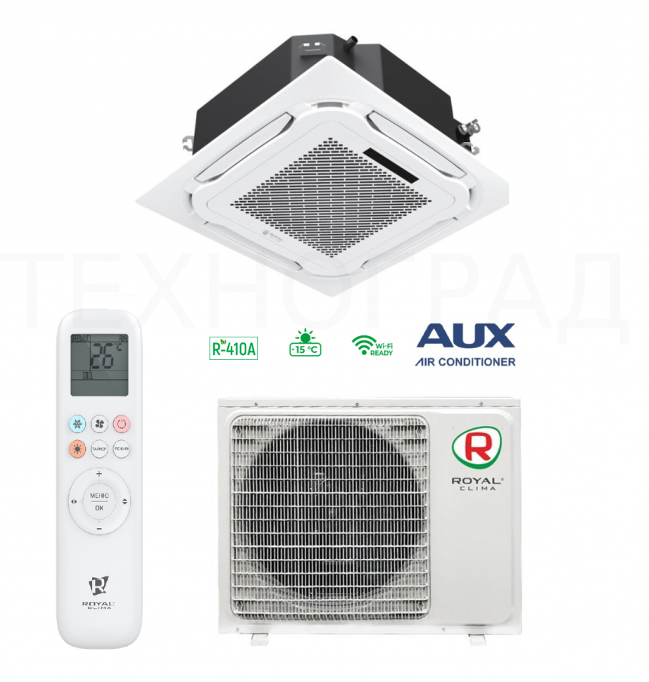 Кассетная сплит-система Royal Clima CO-4C 18HNX